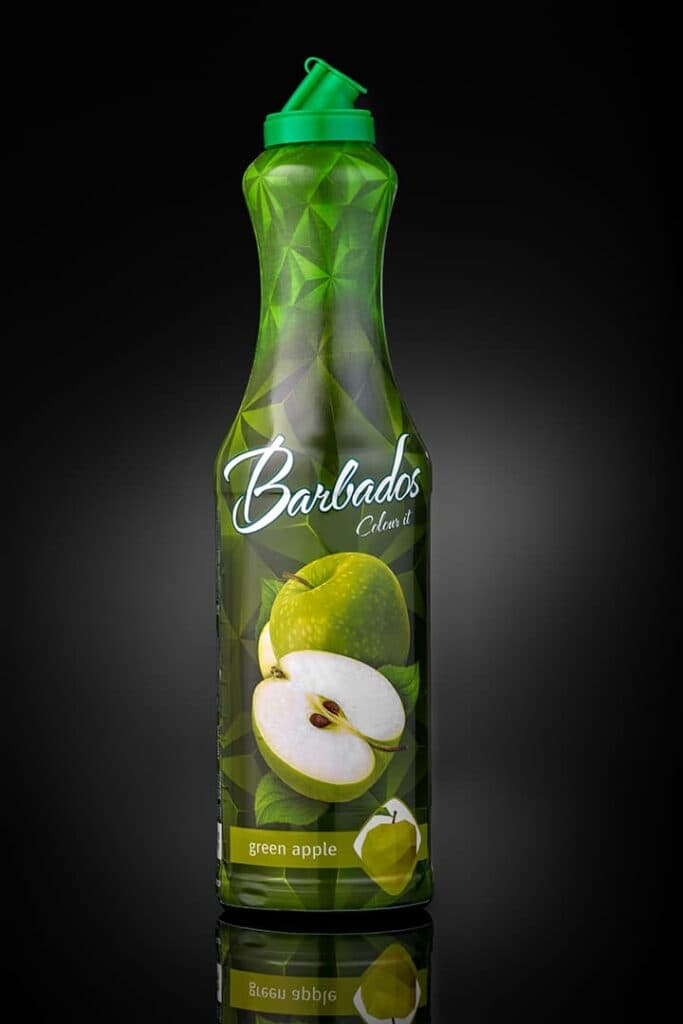 Barbados сироп натуральный зеленое яблоко 1 литр